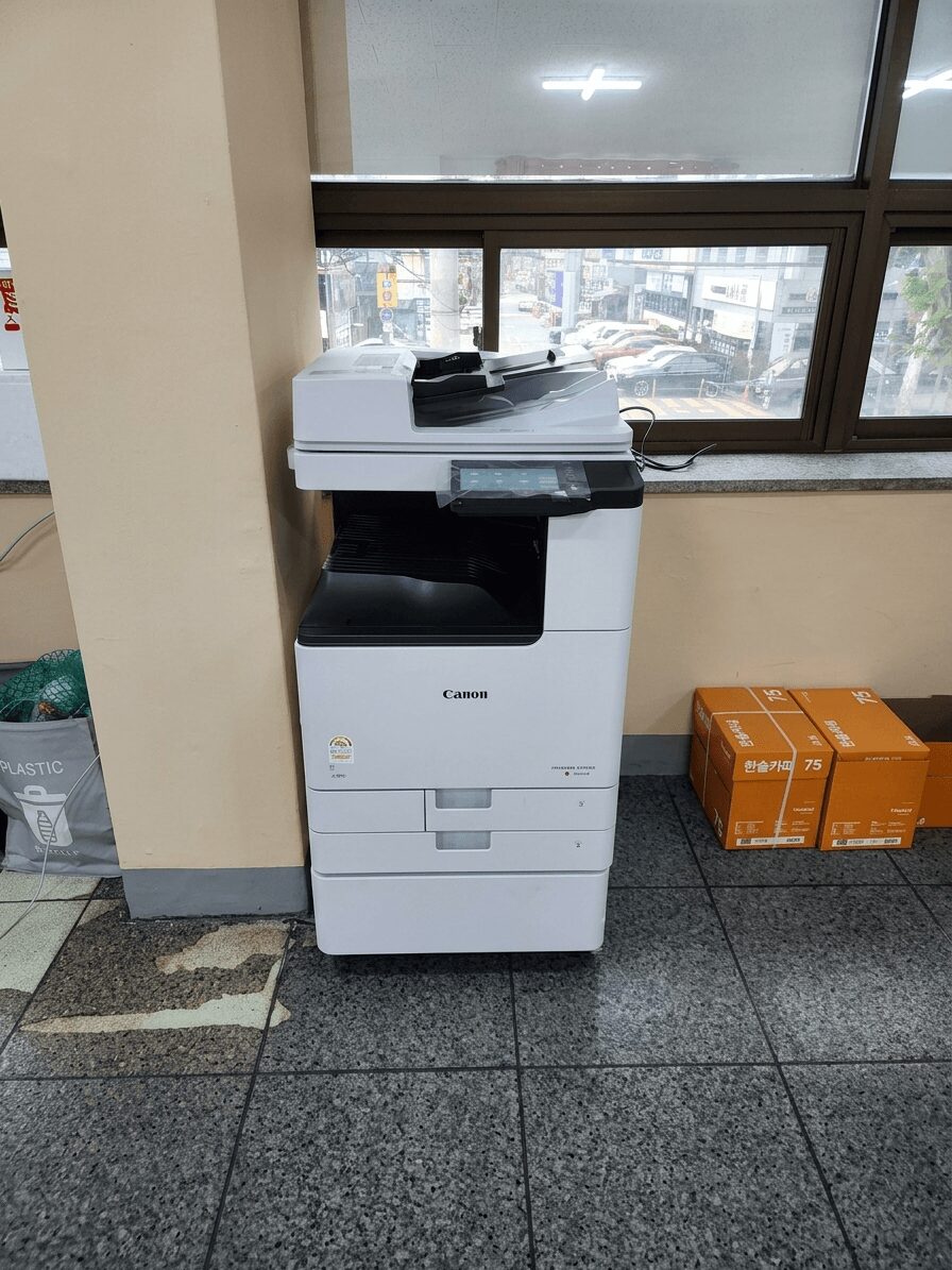대구복사기렌탈 노인복지센터 캐논 C3322 정면